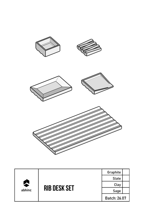 RIB Desk Set