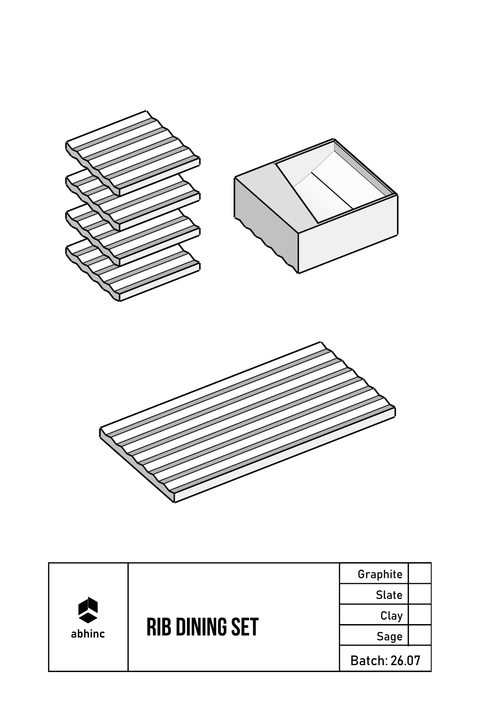 RIB Dining Set